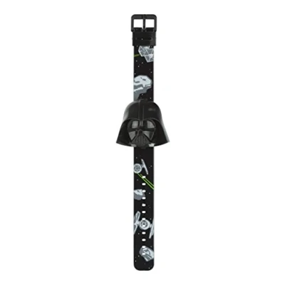 Image of Star Wars Boy&#039;s Digital Watch with Black Dial Display and Plastic Strap STAR426