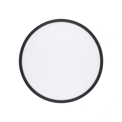 Image of TK Lighting Aqua LED panel, Ø 40 cm, black, metal/plastic, CCT dimmable