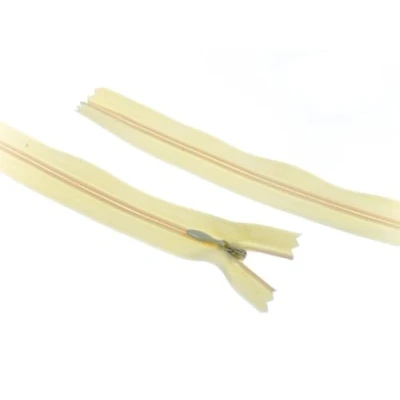 Image of 16&quot;/ 41cm Concealed Invisible Closed End Zips Lemon Yellow per single zip