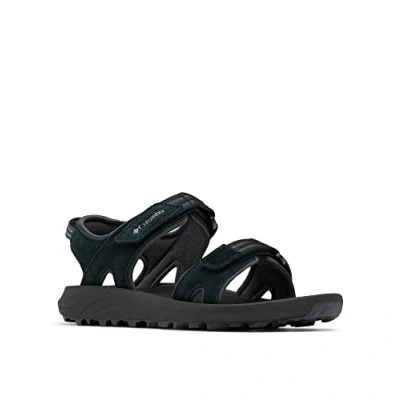 Image of Columbia Trailstorm Hiker 2 Strap Walking sandals, Women&#039;s, Size: 3, Black/light cloud Leather and textile
