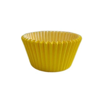 Image of Holly Cupcakes 12 Excellent Quality Muffin/Cupcake Cases Yellow