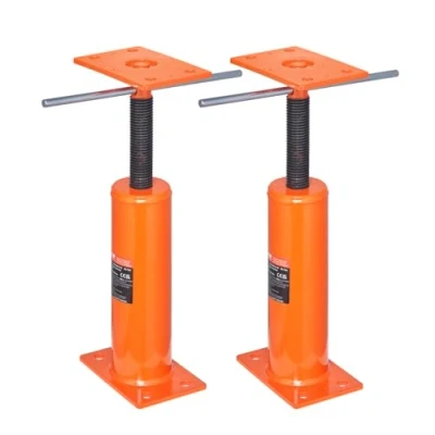 Image of VEVOR House Floor Jacks, 2 Pack, 12&quot; 16&quot; Height Range, 9700 lbs Max Load Capacity Per Unit, Adjustable Support Beam Basement Jack Post Pole for Leveling, Steel Telescoping Temporary