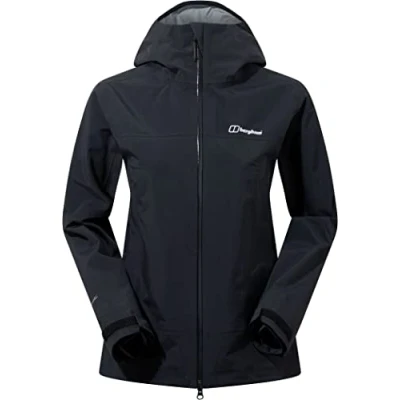 Image of Berghaus Women&#039;s Highland Storm 3L Waterproof Jacket, Black, 8