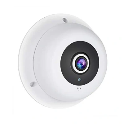 Image of Revotech Fisheye POE IP Camera with Microphone, HD 3MP Indoor Dome Security Audio ONVIIF P2P 1.7mm Lens IR Night Vision CCTV Video Cam H.265/H.264 (IF04 Audio)