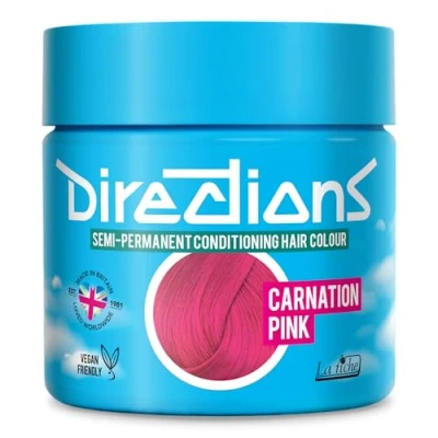 Image of Directions Semi Permanent Hair Colour, Carnation Pink, 0.1 kg