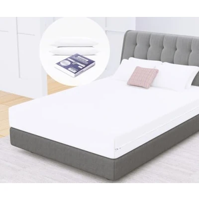 Image of IMFAA Fully Zipper Encasement Anti Bug Bed &amp; allergy 100% waterproof Mattress Protector/full Cover (Double+Pillow case Pair)