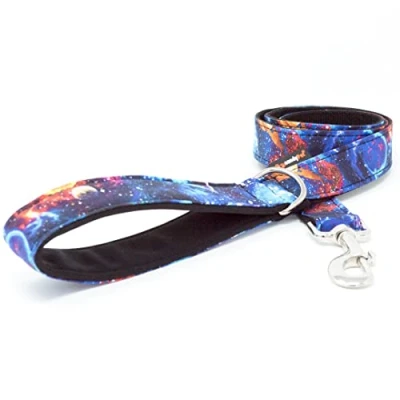 Image of candyPet Dog Leash 120 cm cotton with soft shell padded handle, Universe