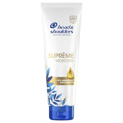 Image of Head &amp; Shoulders Hair Conditioner Moisture Argan Coconut Oil, 275ml