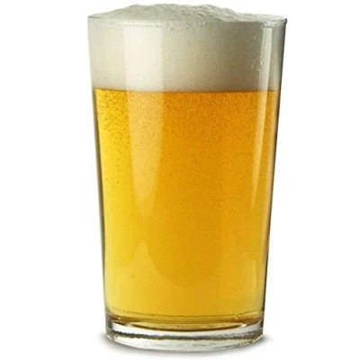 Image of Duralex Unie 560ml / 20oz/ Pint Glass Tumbler Goblet, Set of 2