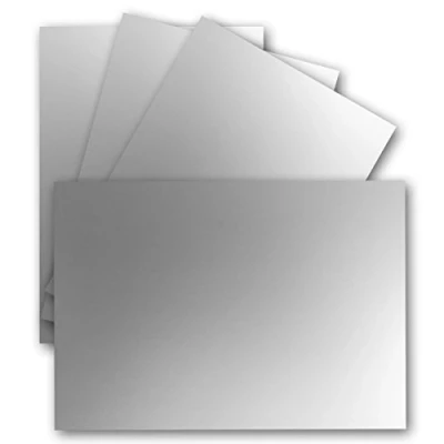 Image of &quot;FarbenFroh by GUSTAV NEUSER&quot; 25 single cards DIN A6 10.5 x 14.8 cm 240 g/m² Silver metallic construction cardboard craft paper blank postcards