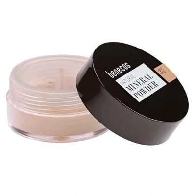 Image of Benecos Natural Cosmetics Mineral Powder loose matting talkfree vegan light sand