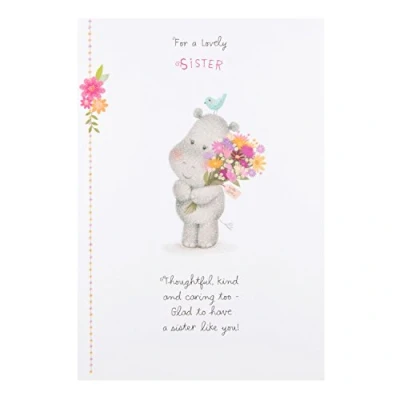 Image of Hallmark Sister Birthday Card &#039;Thoughtful&#039; Medium