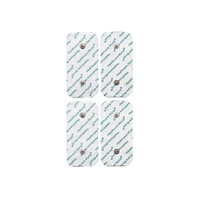 Image of Electrodes for Compex Muscle Stimulator Machines Set of 4 Large with 2 Studs