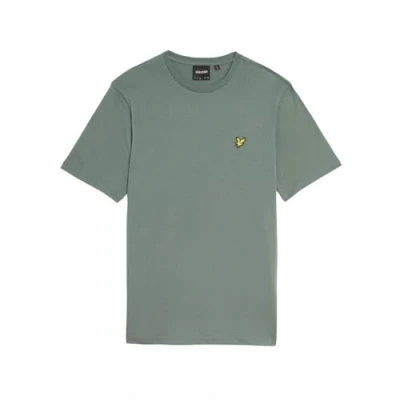 Image of Lyle &amp; Scott PLUS Plain Basic Tshirt, Men&#039;s, Size: 5XL, Green mercurial