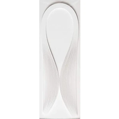 Image of ODETOJOY 120pc Paper Quilling Strips 1.5mm Papers 1/16inch Craft Single Color (White)