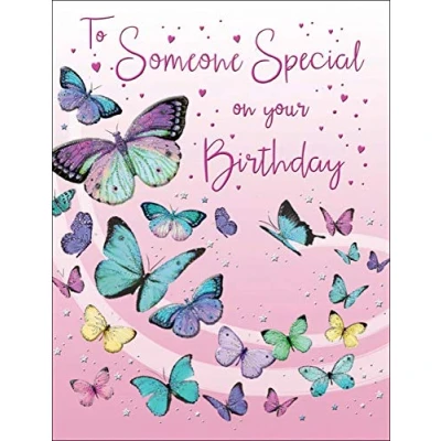 Image of Piccadilly Greetings Birthday Card Someone Special 8 x 6 inches Regal Publishing, C80240