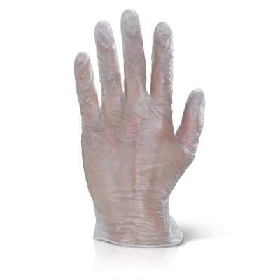 Image of Vinyl Examination Gloves Clear S
