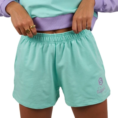 Image of Superb BeHappy WoMens Short Shorts Green Size Large