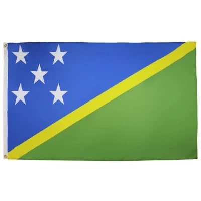 Image of AZ Flag Solomon 3x5 Ft 100D Polyester Islander Banner with Two Metal Grommets Fade Resistant Vivid Colors 3&#039; x 5&#039; Feet 150x90 Cm