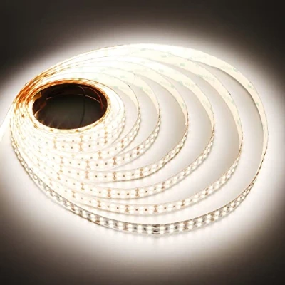 Image of JOYLIT 24V LED Strip Lights 5M 4000K Natural White Dual Row 11200LM Ultra Bright, CE UL Professional CRI 90+ 240LEDs/M High Density 2835 SMD 120W Dimmable Adhesive Tape Illumination Purpose