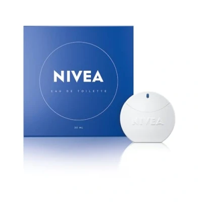 Image of Nivea Creme Eau de Toilette (30 ml), EDT with the iconic scent of Cream, fragrance in elegant perfume bottle and jewellery box