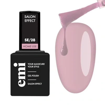 Image of EMI Salon Effect Blush Whispers HEMA free gel polish long lasting color home use UV/LED/CCFL lamp 9 ml