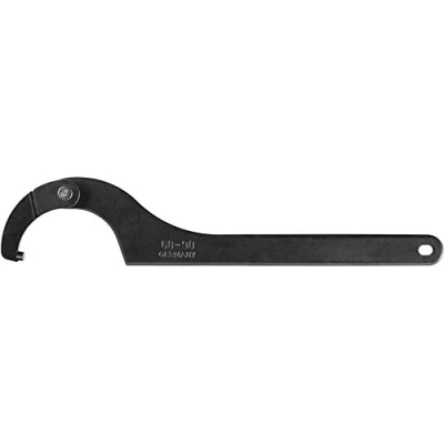 Image of AMF 53090 Hinged Hook Wrench with Pin, Black, 95 155/6 mm