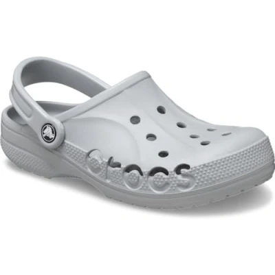 Image of Crocs Unisex Baya Clogs, Light Grey, 4 UK Men/ 5 Women