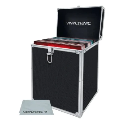 Image of Vinyl Tonic 7&quot; Or 12&quot; LP Storage Case with Cloth 3 Colours to Choose from