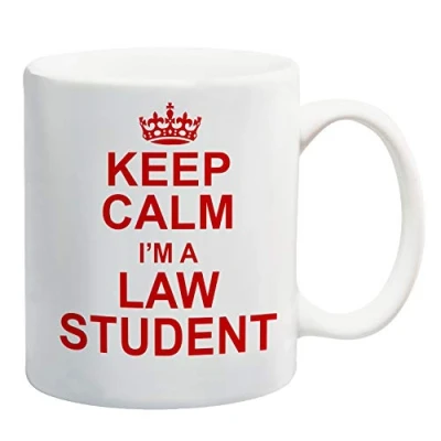 Image of Keep Calm I&#039;m A Law Student Red Mug Gift Present University