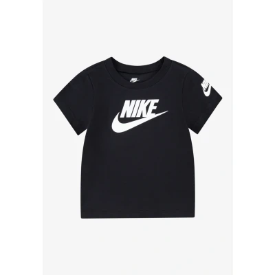 Image of Nike Sportswear Futura Evergreen TEE Unisex Print Tshirt for kids, Size: 24m, Black/white