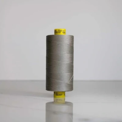 Image of Gutermann Mara 120 All Purpose Polyester Sewing Thread 1000m Spool, UV Resistant, Silky Shine, Tear &amp; Abrasion Resistant Perfect for Machines or Hand Sewing/Colour 8607