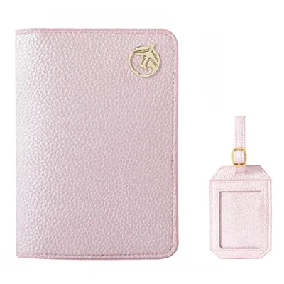 Image of Lychii Passport Holder Cover, PU Leather Travel Wallet Case Organiser for Passport, Business Cards, Credit Boarding Passes ((Wallet+Tag))