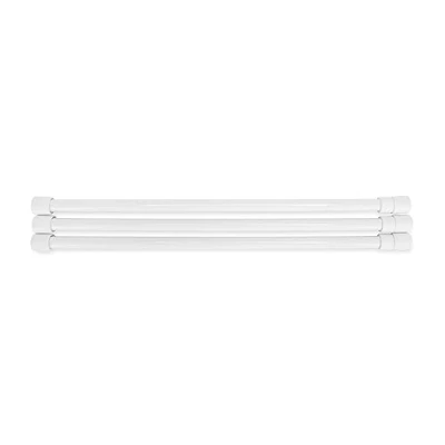 Image of Camco 44053 White Refrigerator Bar, Set of 3