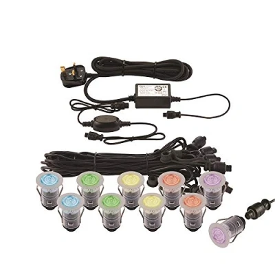 Image of Smart Ikon Outdoor Recessed Ground Light Rgb IP67 0.75W Polished Stainless Steel