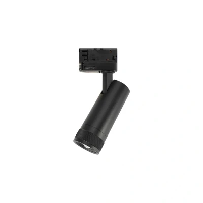 Image of Focus Pro 8W Black LED Track Spot Light 4000K Integral