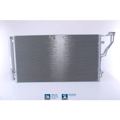 Image of 976063R000, 976063R001 Condenser NISSENS 940347 with dryer Aluminium 715mm R1234yf