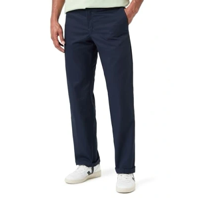 Image of Dickies, Men&#039;s, ACTIVE WAIST TWILL WORK PANT REGULAR, DARK NAVY, 38W / 32L