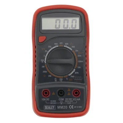 Image of Sealey 8 Function Digital Multimeter Yellow