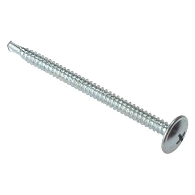 Image of Baypole Self Drill Screw Phillips Wafer Head ZP 4.8 x 100mm Box 100