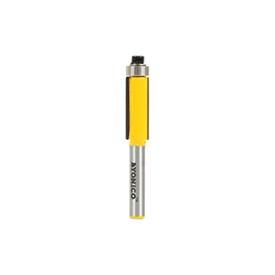 Image of Yonico 14145q Flush Trim Router Bit, Diameter: 3/8&quot;, Cutting Height: 1&quot; 1/4&quot; Shank