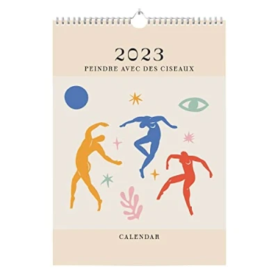 Image of Kokonote Matisse A3 Wall Calendar 2023 FSC® 11.7 x 16.5 inches 29.7 42 cm 12 Month Planner Family