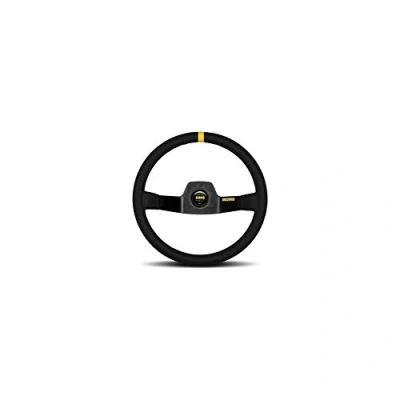 Image of Momo mom11102155213 Steering Wheel MOD. 02 BLACK SUEDE 35
