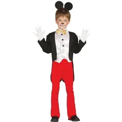 Image of FIESTAS GUIRCA Childs Mouse Boy Fancy Dress Child Costume Childrens Outfit World Book Day Up Kids Boys (Age 5 6)