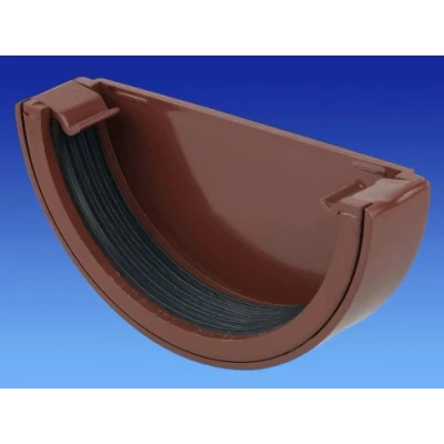 Image of Wavin OSMA Roundline Stopend External 112mm Brown 0T011n