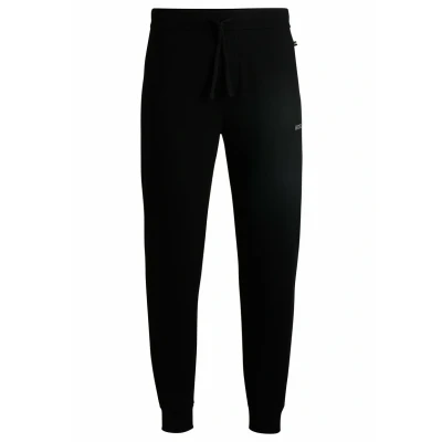 Image of BOSS Waffle CUFF Pyjama bottoms, Men&#039;s, Size: Large, Black one
