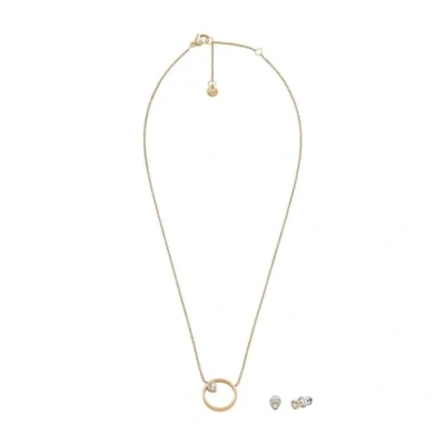 Image of Skagen Necklace Jewelry PREPACKAGED SKJB1014SET Brand, Estándar, Metal, No Gemstone