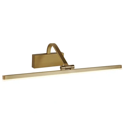 Image of Integrated LED 1 Light Picture Wall Brushed Gold