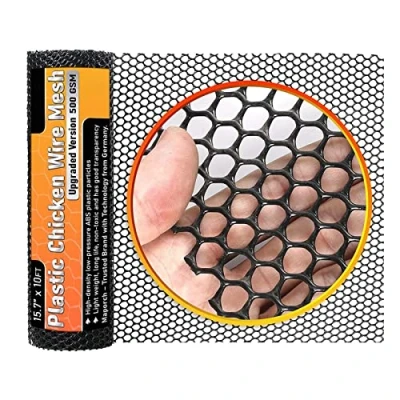 Image of 40cm x Chicken Wire Mesh Rabbit Animal Fence, Poultry Garden Fence Barrier, Netting Fencing, Outdoor Hexagonal Fencing Roll for Gardening Plants Pet Vegetable Aviary Hutch Protection