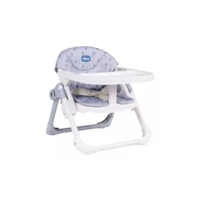 Image of Chicco Chairy Childen&#039;s Booster Seat, Bunny Suitable 6m 3y (15kg), Foldable, Travel Seat with Tray
